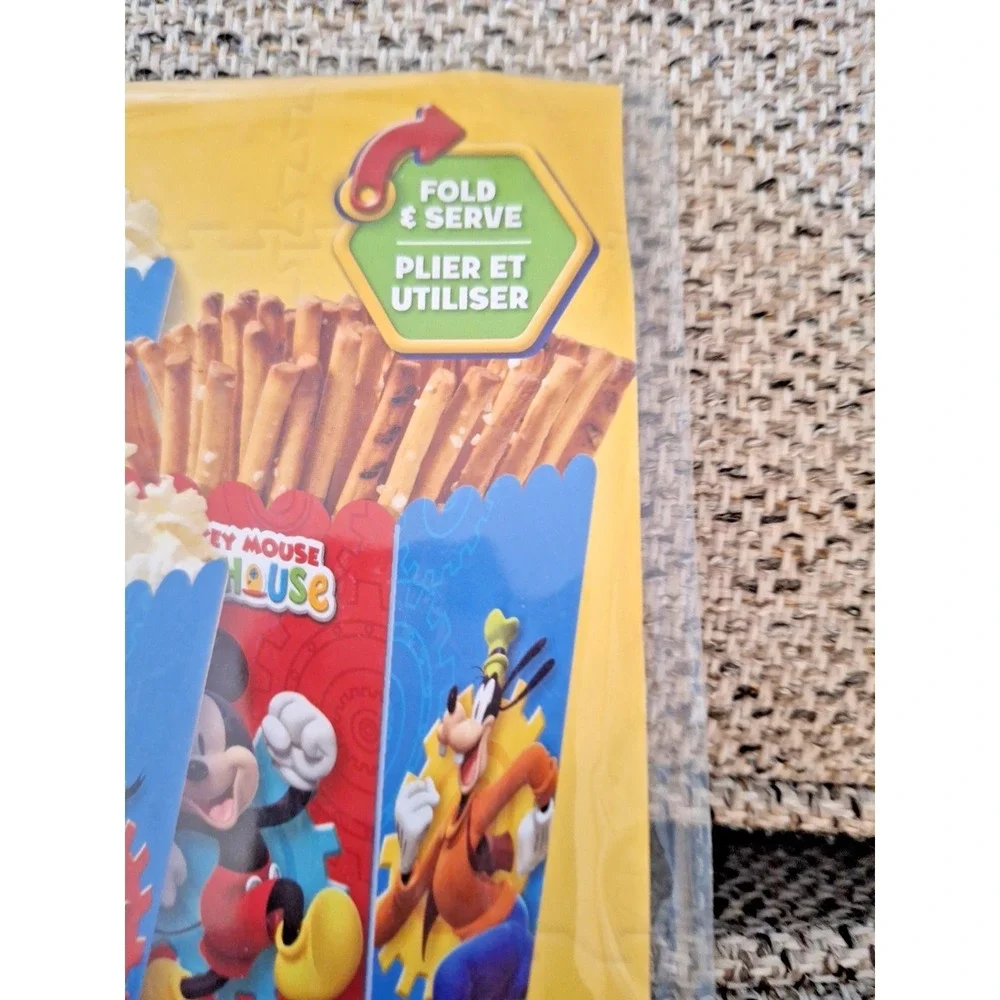 Disney Mickey Mouse Party- 4 Snack Boxes‎